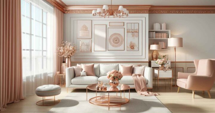 Embracing Elegance: The Charm of Rose Gold Home Decor