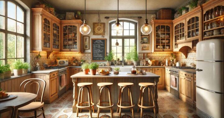 Bistro-Style Kitchen with the Right Décor