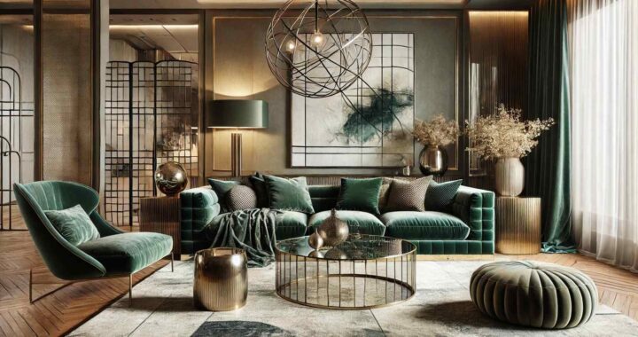 Modern Decor Ideas for a Glam Living Room