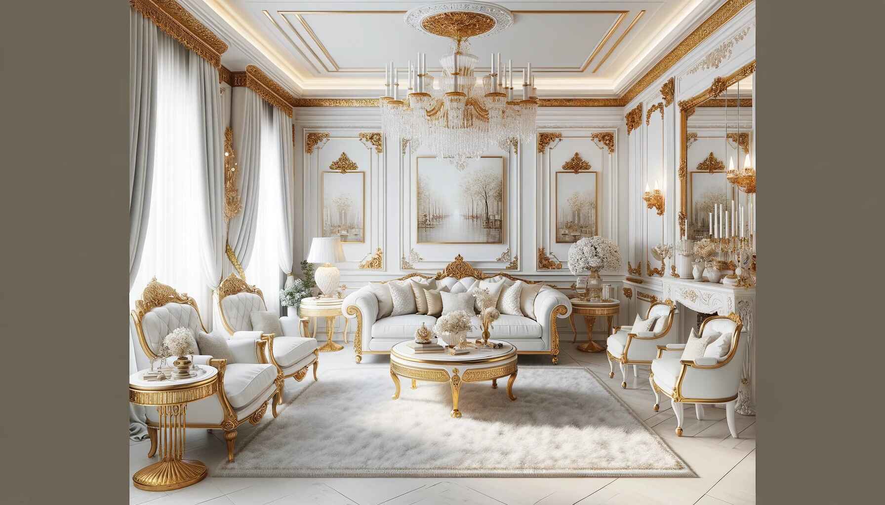 A-luxurious-drawing-room-decorated-in-a-white-and-gold-theme(1)