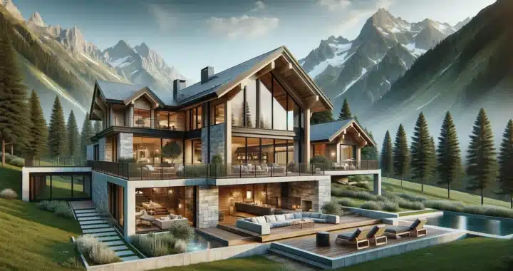 Modern Mountain House: Blending Luxury with Nature