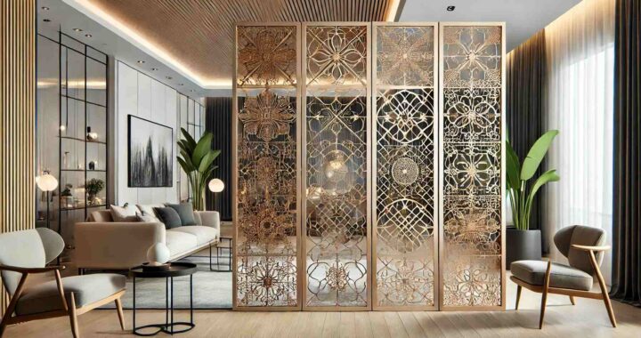 Elegant Room Divider Design: Enhancing Space with Style