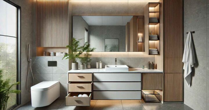 Modern Vanity and Storage Solutions for Washrooms