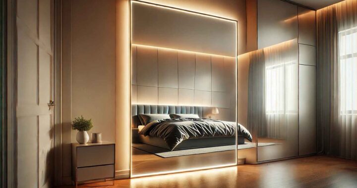 Transform Your Bedroom with a LED Lighted Full Length Wall Mirror