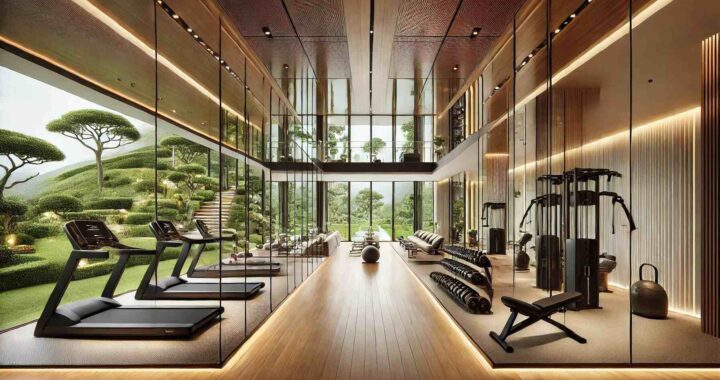 Gymnasium Designs of a Luxurious House