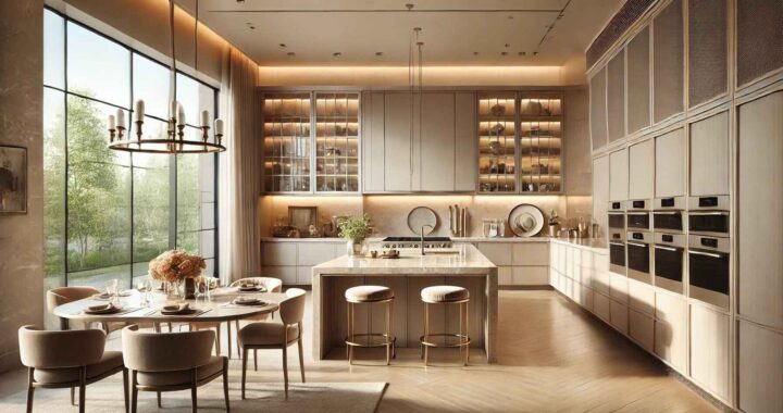 Nude Kitchen for a Luxurious Home