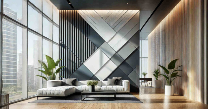 Diagonal Wall Design: A Modern Twist to Home Interiors