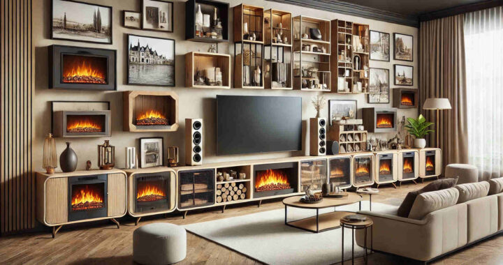 Top TV Stands with Fireplaces for a Cozy Living Space