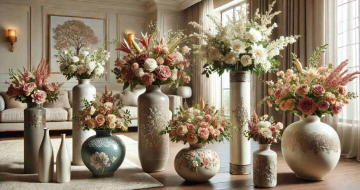 Floor Vases with Flowers: Elevating Your Home’s Interior Design