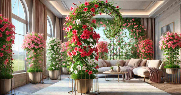 Mandevilla Plants for Home Decor: Adding Vibrant Color and Elegance