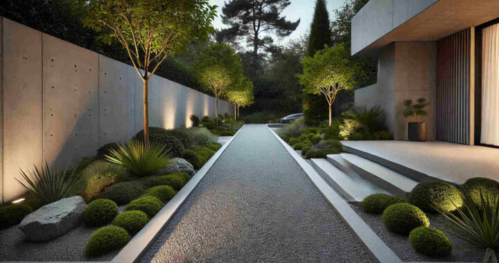 Contemporary Gravel Driveways: A Modern and Functional Choice for Your Home