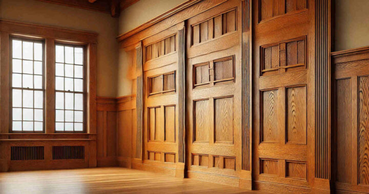 Craftsman Oak Wall Panel Design: Timeless Elegance in Woodwork