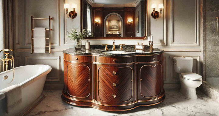 Luxury Bow Forward Vanity: Elevate Your Bathroom Design